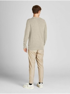 Jack&Jones Sweter 12208365 Beżowy Regular Fit