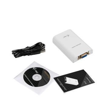 Адаптер i-tec USB2VGA белый 1 м