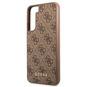 Оригинальный чехол GUESS Hardcase GUHCS22SG4GFBR для Samsung S22 (4G Metal Gold)