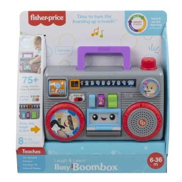 Fisher-Price Ridi & Impara Stereo Baby DJ Бумбокс Радио Итальянское интерактивное радио