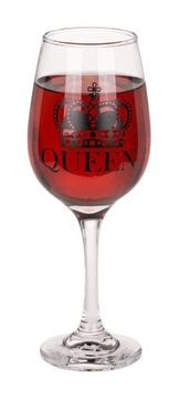 KING QUEEN - СТЕКЛО И МОРДА - ПОДАРОЧНЫЙ НАБОР ДЛЯ ПАР НА ГОДОВЩИНУ СВАДЬБЫ