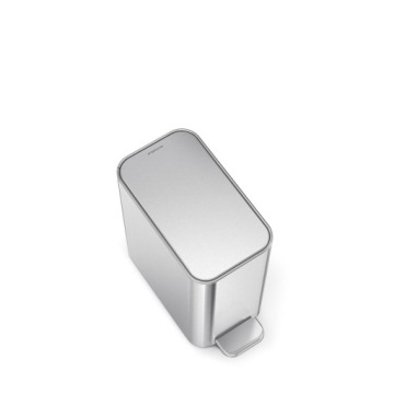 SimpleHuman Slim Pedal Bin Bin 5 л / серебряный коврик