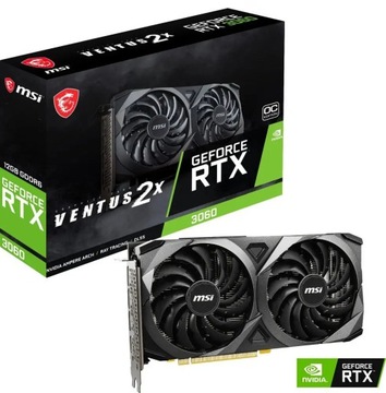 Видеокарта GeForce RTX 3060 VENTUS 2X OC 12 ГБ