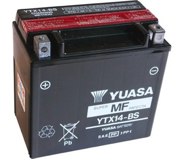 Yuasa YTX14-BS KMX14-BS аккумулятор 12,6Ач 200А
