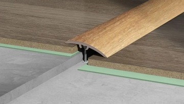 Пороговая планка ПВХ 30мм 2в1 Цезарь L= 1,80м Золотой Дуб