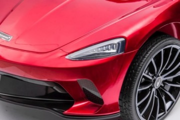 АККУМУЛЯТОРНЫЙ АВТОМОБИЛЬ MCLAREN КОЖАНЫЕ КОЛЕСА EVA ДЕТСКИЙ АВТОМОБИЛЬ-КАБРИОЛЕТ USB USB