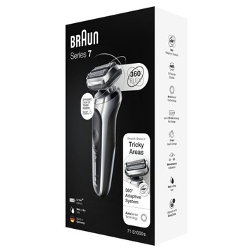 Braun Series 7 71-S1000s [бритва для влажной и сухой уборки с футляром]