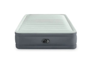 Велюровый матрас с насосом 191х137см INTEX 64904