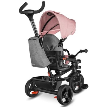 Lionelo Rowerek trójkołowy Haari Różowy