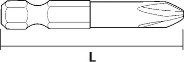 Бита для отвертки PH1 x 50 мм