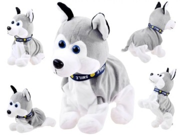 Інтерактивний песик Husky реагує на дотик Гавкає + різні фокуси ZA1333