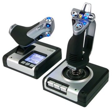 Joystick Logitech X52 Flight Control System Gaming Flight Simulator