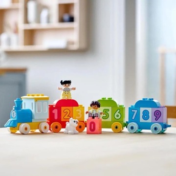 LEGO Duplo 10954 Цифровой поезд Учимся считать большие кубики для детей 2, 3, 4 лет