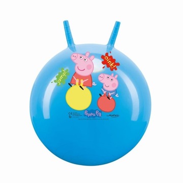 ŚWINKA PEPPA DUŻA PIŁKA DO SKAKANIA Z UCHWYTAMI SKOCZEK Z ROGAMI GEORGE