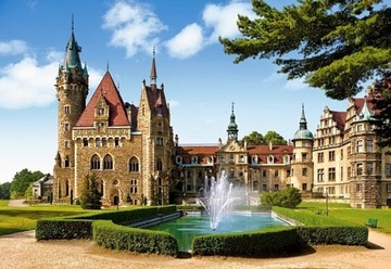 Пазл 1500 деталей Замок Мошна, Польша