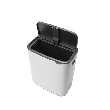 Kosz na śmieci Brabantia Bo Touch Bin 60 l biały, czarny