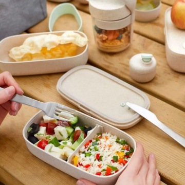 Металлические столовые приборы в футляре TO GO ORGANIC / Lekue