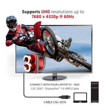 TV Monitor Kabel club3D CAC-2067
