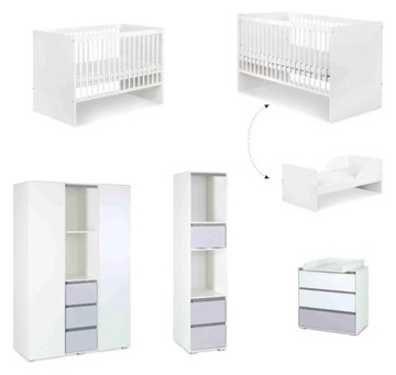 КЛУПШ Кровать-диван DALIA 140x70 белый