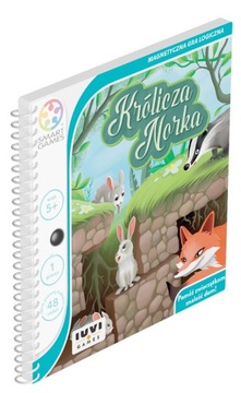 IUVI КРОЛИК НОРКА ЛОГИЧЕСКАЯ ИГРА УМНЫЕ ИГРЫ МАГНИТНАЯ ПАЗЛ 48 заданий