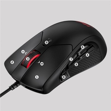 HyperX Mysz Pulsefire Raid czarna