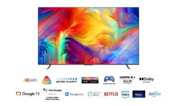 TCL 65P735 LED 4K Google TV HDR10 HLG-телевизор