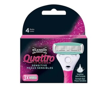 Картриджи для бритья Wilkinson Quattro for Women 3 шт.