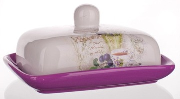 КЕРАМИЧЕСКАЯ МАСЛЕНКА ЛАВАНДОВАЯ Масленка