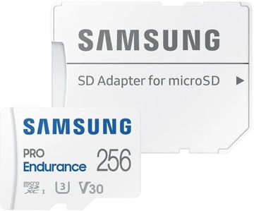Карта памяти SAMSUNG Pro Endurance MicroSD 256 ГБ
