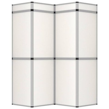 vidaXL 12-панельная складная видеостена 242x200 см белая