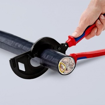 Ножницы для резки кабеля, 320 мм, с храповым механизмом, 95 32 320, KNIPEX