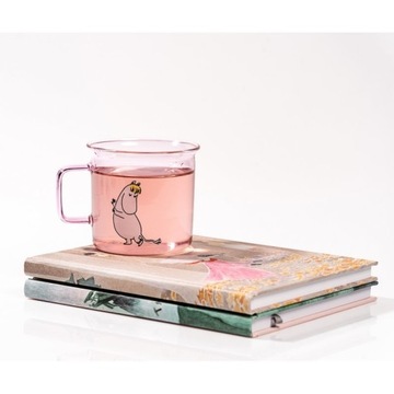 Стеклянная кружка с Муми-троллями 350мл Muurla