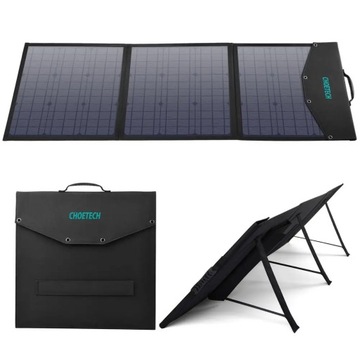 CHOETECH PANEL ŁADOWARKA SOLARNA 120W USB-C/2x USB