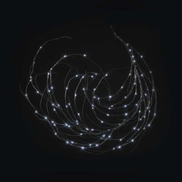 Декоративная рождественская светодиодная веточка с подсветкой