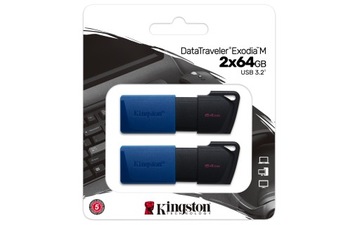 Флеш-накопитель KINGSTON 64 ГБ USB 3.2 DATATRAVELER
