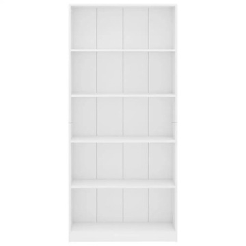 VidaXL 800918 полка 80 см х 175 см х 24 см белый