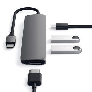 АДАПТЕР-ХАБ SATECHI MACBOOK IPAD USB-C HDMI USB-A