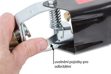 ЛЕБЕДКА, СТАЛЬНАЯ РУЧНАЯ ТАНОСНАЯ ЛЕБЕДКА, 4Т, 4000 КГ, 2 КРЮКА