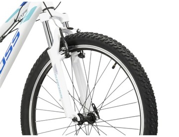 Велосипед Kross Lea 1.0 MTB, рама 15 дюймов, колеса 26 дюймов, белый