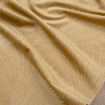 Дорожка на стол 140х35см медовый бархат Рождество