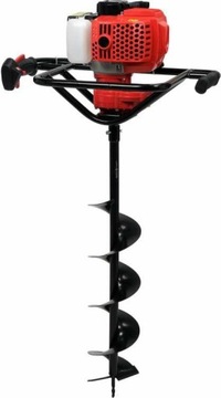 БЕНЗИНОВАЯ БУРА + 3 ШНЕКА И УДЛИНИТЕЛИ