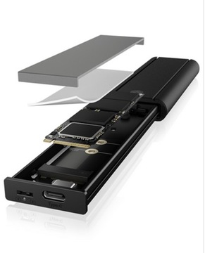 ICY BOX 1x SSD-накопитель M.2 NVMe (USB 3.2 Gen 2)