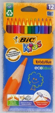 Kredki ołówkowe BIC Cirscus evolutions 12 kolorów