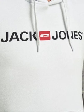 Jack&Jones Bluza Corp Old Logo 12137054 Biały Regular Fit