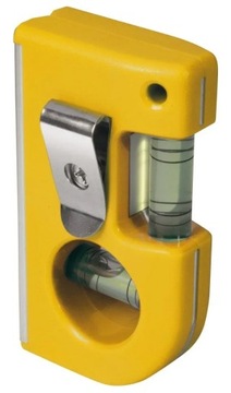 КАРМАННЫЙ УРОВЕНЬ STANLEY 85x47 мм, МАГНИТ 0-42-130