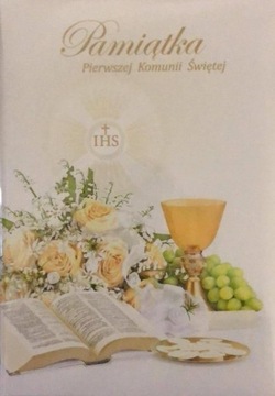 Książeczka brokat A5 Komunia wzór nr 019 Praca zbiorowa