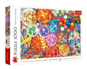 Puzzle 1000 elementów Wyśmienite słodkości Trefl