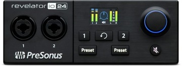 Аудиоинтерфейс PreSonus Revelator io24 черный