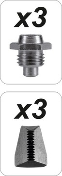 NITOWNICA PNEUMATYCZNA DO NITÓW 2,4 - 5 MM + 3 KOŃCÓWKI 10400 N YATO