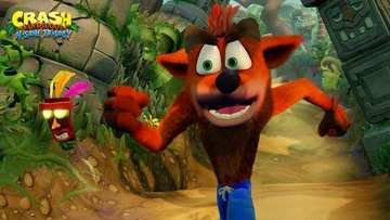 Crash Bandicoot N. Sane Trilogy PS4 PS5 Набор из трех платформеров для детей